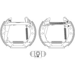 Brake Shoe Set MINTEX MSP302 OE Ref 191609528 MINTEX