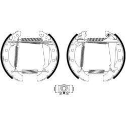 Brake Shoe Set MINTEX MSP308 OE Ref 443609528