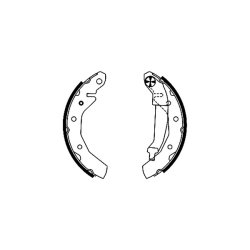 Brake Shoe Set MINTEX MSP316 OE Ref 96446178 MINTEX