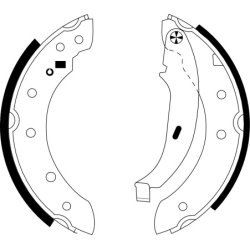 Brake Shoe Set MINTEX MSP324 OE Ref 4251J5