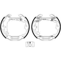 Brake Shoe Set MINTEX MSP328 OE Ref 4241N2 MINTEX