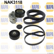 V-ribbed Belt Set NAPA NAK3118 OE Ref 11287790447