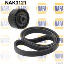 V-ribbed Belt Set NAPA NAK3121 OE Ref 1172000QAT