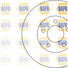 Brake Disc NAPA NBD5002 OE Ref 402061KC2A