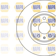 Brake Disc NAPA NBD5467 OE Ref 8R0615301