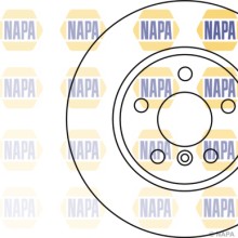Brake Disc NAPA NBD5541 OE Ref 34112457127