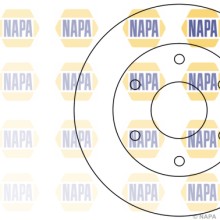 Brake Disc NAPA NBD5637 OE Ref 1490412
