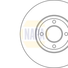 Brake Disc NAPA NBD5977 OE Ref 2147409