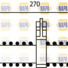 Brake Hose NAPA NBH1032 OE Ref SHB100961