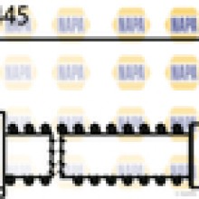 Brake Hose NAPA NBH1040 OE Ref 8510285