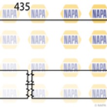 Brake Hose NAPA NBH1049 OE Ref 2E0611707A