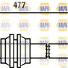 Brake Hose NAPA NBH1103 OE Ref 1114757