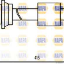 Brake Hose NAPA NBH1152 OE Ref 1379911