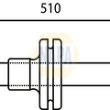 Brake Hose NAPA NBH1389 OE Ref 1166118
