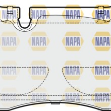 Brake Pad Set NAPA NBP1607 OE Ref 70001057