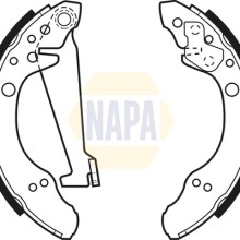 Brake Shoe Set NAPA NBS1015 OE Ref 007440071A