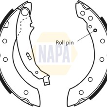Brake Shoe Set NAPA NBS1021 OE Ref 10040701