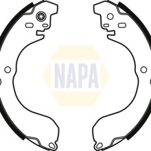 Brake Shoe Set NAPA NBS1086 OE Ref 05191306AA