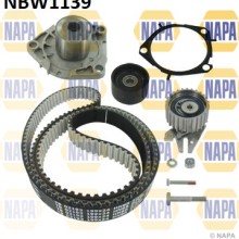 Water Pump & Timing Belt Kit NAPA NBW1139 OE Ref 1276179J80