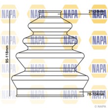 Drive Shaft Bellow NAPA NCB1004 NAPA