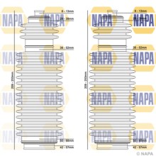 Steering Bellow Kit NAPA NCB3003