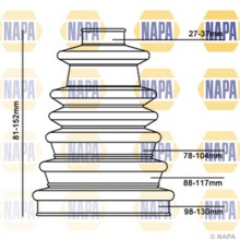 Drive Shaft Bellow NAPA NCB8002 NAPA