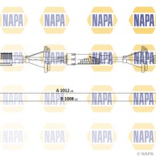 Speedometer Cable NAPA NCM5010 OE Ref 357957803A