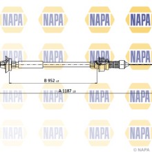 Accelerator Cable NAPA NCP4007 OE Ref 1305134080