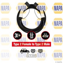 Electric Vehicle Charging Cable NAPA NEC101