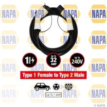 Electric Vehicle Charging Cable NAPA NEC102