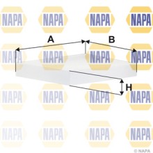 Cabin Air Filter NAPA NFC4312 OE Ref 2197039
