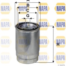 Fuel Filter NAPA NFF2248 OE Ref 319221K800