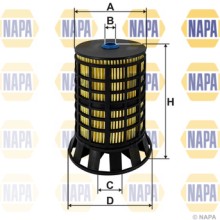 Fuel Filter NAPA NFF2266 OE Ref 1638149580