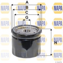 Oil Filter NAPA NFO3170 OE Ref 15400RZ0G01