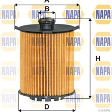 Oil Filter NAPA NFO3173 OE Ref 31372212