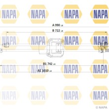 Cable Pull (MT) NAPA NGC3005 OE Ref 2444P4