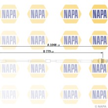 Cable Pull (MT) NAPA NGC3013 OE Ref 2444R3