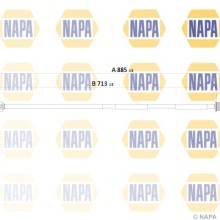 Cable Pull (MT) NAPA NGC3066 OE Ref 2444CP