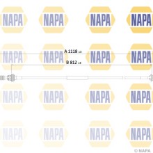 Cable Pull (MT) NAPA NGC3074 OE Ref 2444L7