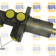 Brake Master Cylinder NAPA NMC1076 OE Ref 34316761077