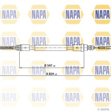 Handbrake Cable NAPA NPC1839 OE Ref 4745R1