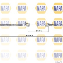 Handbrake Cable NAPA NPC1853 OE Ref 1S0609721A