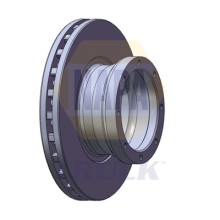 Brake Disc NAPA NTBD7062 OE Ref 658622