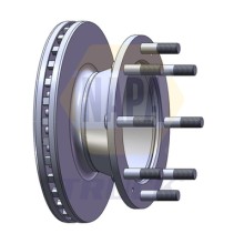 Brake Disc NAPA NTBD7074 OE Ref 2992636