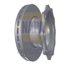 Brake Disc NAPA NTBD7080 OE Ref 4079000300
