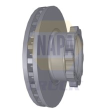 Brake Disc NAPA NTBD7087 OE Ref 81508030020