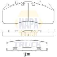 Brake Pad Set NAPA NTBP291741K OE Ref 5001864364