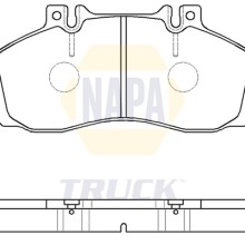 Brake Pad Set NAPA NTBP298351 OE Ref 6694200020
