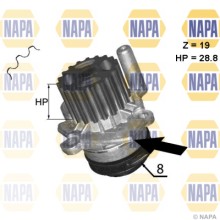 Engine Cooling Water Pump NAPA NWP1045 OE Ref 03L121011