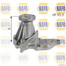 Engine Cooling Water Pump NAPA NWP1190 OE Ref 1007714